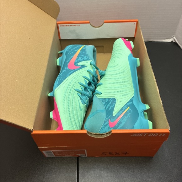 Nike Phantom Luna 2 Academy LV8 MG High-Top Soccer Cleats Mens Size 12 - Picture 14 of 16